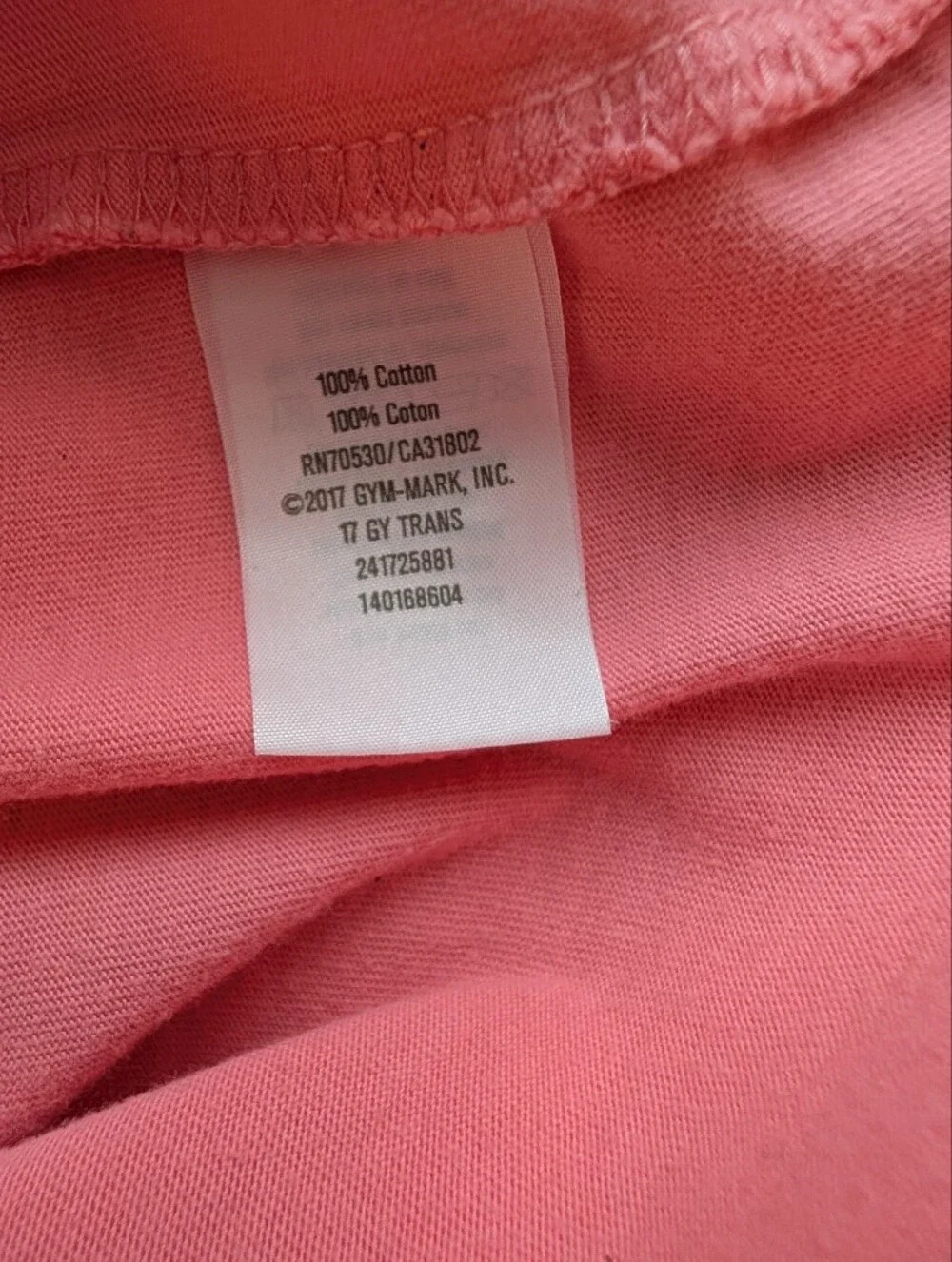 Gymboree Girls' Coral'Rock Your Heart Out' Graphic Tee Cotton Size S (5-6)